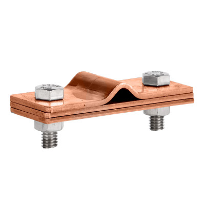 Фотография Зажим полоса-прут малый Cu EKF PROxima, артикул lp-55408cu