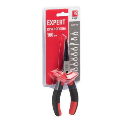 Фотография Круглогубцы Expert 160 мм EKF PROxima, артикул kg-160-exp