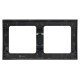 Фотография Стокгольм Рамка 2-местная черная EKF PROxima, артикул EXM-G-303-30
