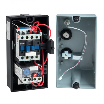 Фотография Пускатель в корпусе IP65 КМЭ 12А 230В с РТЭ и индикатором EKF PROxima, артикул ctrp-r-12-230v-led