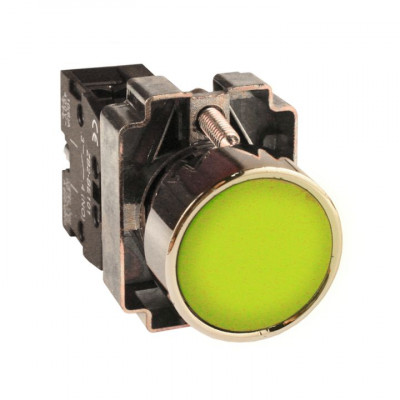 Фотография Кнопка BA51 желтая NO EKF PROxima, артикул xb2-ba51