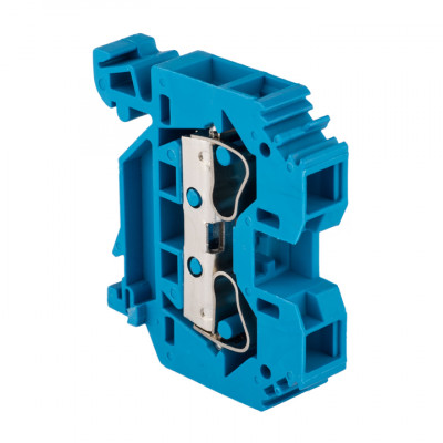 Фотография Колодка клеммная пружинная JXB-S-10 57А синяя EKF PROxima, артикул plc-jxb-s-10b