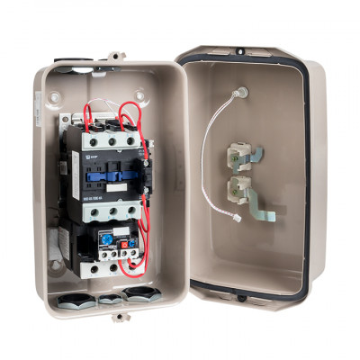 Фотография Пускатель в корпусе IP65 КМЭ 40А 400В с РТЭ и индикатором EKF PROxima, артикул ctrp-r-40-400v-led