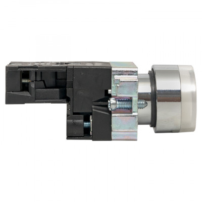 Фотография Кнопка BA21 с подстветкой 230В белая NO EKF PROxima, артикул xb2-bw21-230