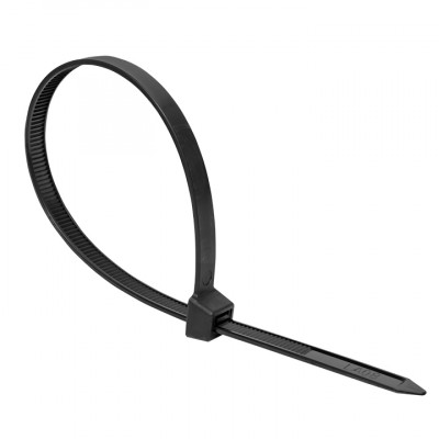 Фотография Хомут P6.6 стандартный (ч), 12.4x1000 (100шт) FlexLock PROxima, артикул plc-fl-ctsb-12.4x1000