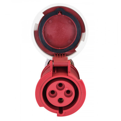 Фотография Розетка переносная 2442 3Р+РЕ 125А 380В IP67 EKF PROxima, артикул ps-2442-125-380