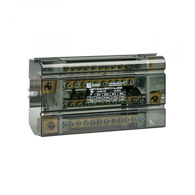 Фотография Блок распределительный (кросс-модуль) 160A (4x12) EKF PROxima, артикул db-160-4x12