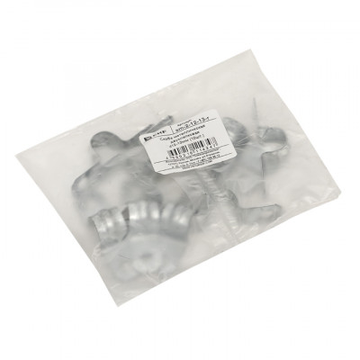 Фотография Скоба металлическая двухлапковая d12-13 мм (10 шт) EKF PROxima, артикул sm-2-12-13-r