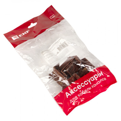 Фотография Угол внутренний (40х16) (4 шт) темное дерево EKF-Plast, артикул ibd-40-16x4