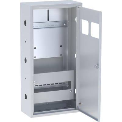 Фотография ЯУР на 2 счетчика с двумя DIN-рейками (600х300х150) EKF Basic, артикул uerm-din-600-2