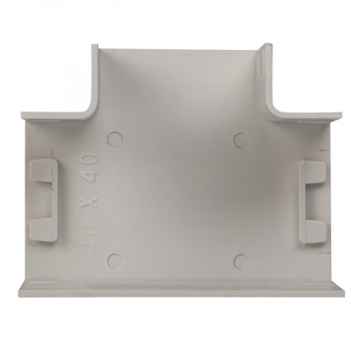 Фотография Угол T-образный (40х40) (4 шт) белый EKF-Plast, артикул tchw-40-40x4