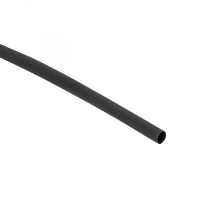 Фотография Термоусаживаемая трубка ТУТ нг 5/2.5 черная в отрезках по 1м EKF PROxima, артикул tut-5-b-1m