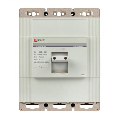 Фотография Выключатель нагрузки ВН-99 800/800А 3P EKF PROxima, артикул sl99-800-800