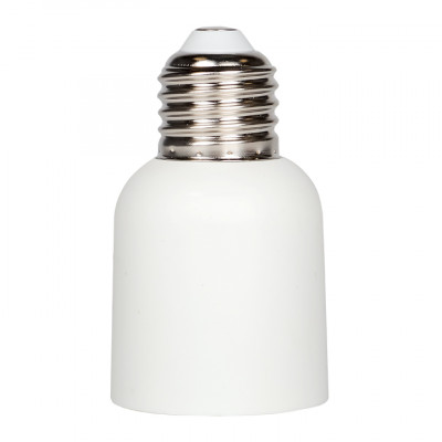 Фотография Переходник E27-E40 бел. EKF PROxima, артикул AD-E27-E40-w