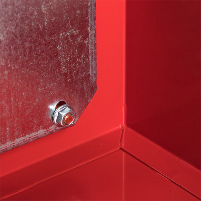 Фотография Щит с монтажной панелью ЩМПг- 80.60.25 (ЩРНМ-4) RAL 3001 IP54 EKF PROxima, артикул mb24-4-3001