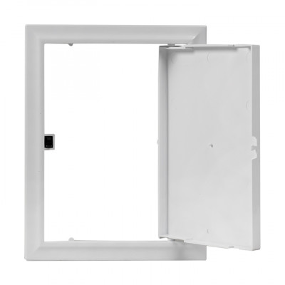 Фотография Люк ревизионный пластик с нажим. замком 150х200 (ШхВ внутр.) EKF Basic, артикул lpnz-150x200