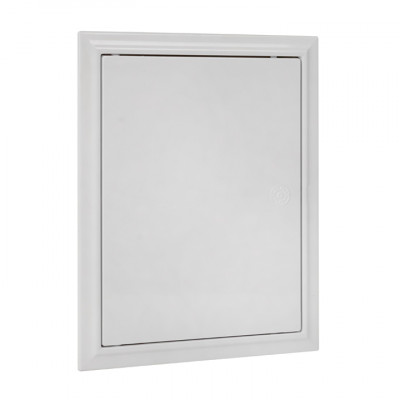 Фотография Люк ревизионный пластик с нажим. замком 200х250 (ШхВ внутр.) EKF Basic, артикул lpnz-200x250