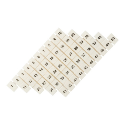 Фотография Маркеры для JXB-ST 2,5 с нумерацией 1-50 (100 шт.) EKF PROxima, артикул zb-st-2.5-1-50