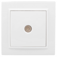 Минск Розетка TV 1-местная СП бел. 75Ом 5-862МГц EKF Basic