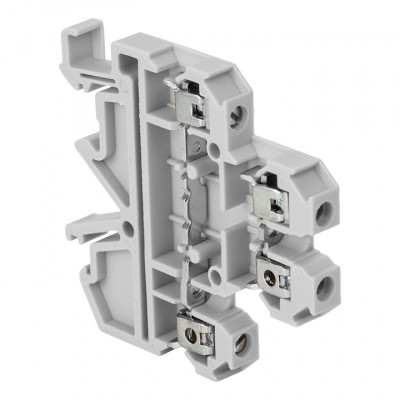 Фотография Клемма винтовая двухуровневая JXB-4/35 серая EKF, артикул plc-jxb-2-4/35gy