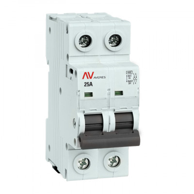 Фотография Выключатель нагрузки AVN 2P 25A EKF AVERES, артикул avn-2-25-av