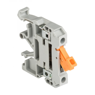 Фотография Клемма винтовая JXB-4/35K с ножевым размыкателем серая EKF, артикул plc-jxb-4/35K