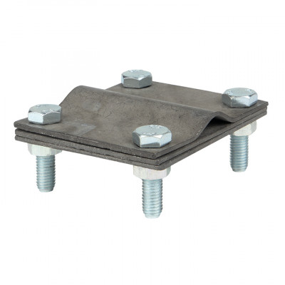 Фотография Зажим заземлитель 20 - полоса 50 (пластина 70*80мм) HZ EKF PROxima, артикул lp-57080