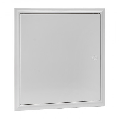 Фотография Люк ревизионный пластик с нажим. замком 300х300 (ШхВ внутр.) EKF Basic, артикул lpnz-300x300