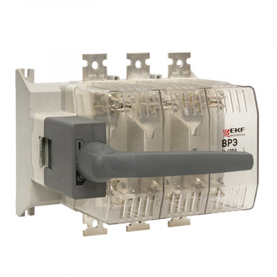Фотография Выключатель-разъединитель ВРЭ 400А под предохранители ППН (габ.2) EKF PROxima, артикул vre-fuse-400
