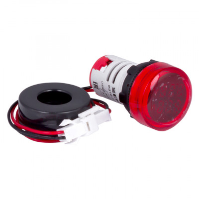 Фотография Индикатор значения тока и напряжения красный ED16-22AVD 100А EKF PROxima, артикул ed16-22avd-r