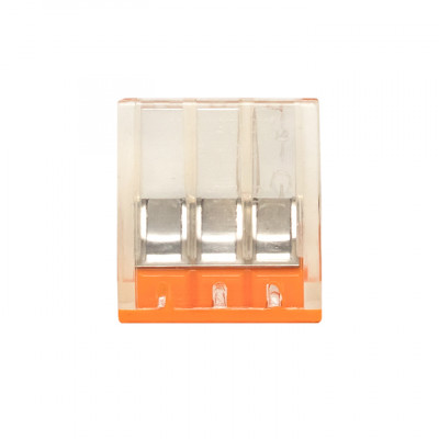 Фотография Строительно-монтажная клемма СМК 2273-243 (с пастой) 3 отверстия 0,5-2.5мм2 (100шт.) EKF PROxima, артикул plc-smk-2273-243