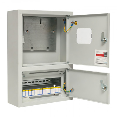 Фотография Щит учетно-распред. навесной ЩУРн-1/14 (Э) два отсека (БУР) (450х310х120) IP31 EKF PROxima, артикул mb23-1/14e