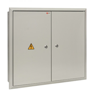 Фотография Щит распред. встраиваемый ЩРВ-72 двухдверный (520х605х120) IP31 EKF PROxima, артикул mb11-72