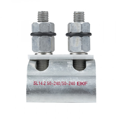 Фотография Зажим ответвительный плашечный SL14.2 50-240 мм2 / 50-240 мм2 EKF PROxima, артикул sl-14.2