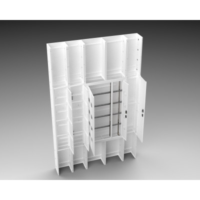 Фотография Устройство этажное распределительное навесное типа УЭРН (2700х1700х250) EKF Basic, артикул uern-1