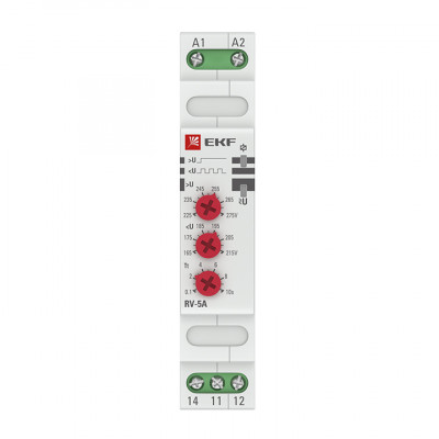 Фотография Реле напряжения (паралл. подкл.) RV-5A EKF PROxima, артикул rv-5a