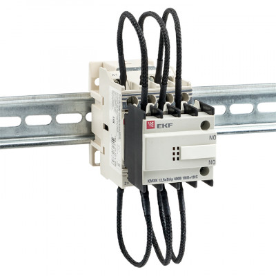Фотография Контактор для конденсатора КМЭК 12,5квар 400В 1NО+1NC EKF PROxima, артикул ctrk-s-25-12,5-400