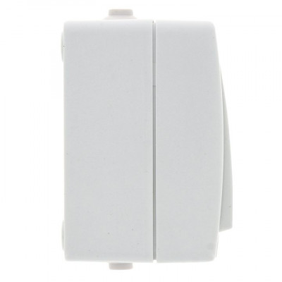 Фотография Венеция Выключатель 1 -клавишный 10А IP54 белый EKF, артикул EVV10-021-10-54