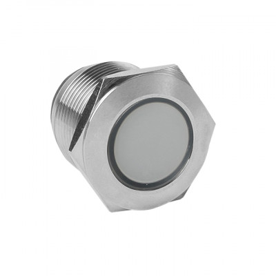 Фотография Лампа белая сигнальная S-Pro67 19 мм 230В EKF PROxima, артикул s-pro67-351