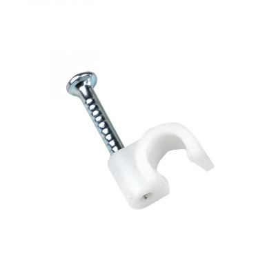 Фотография Скоба крепежная круглая  (4мм.) (50шт.) EKF PROxima, артикул plcn-sr-4