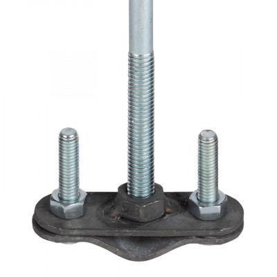 Фотография Крепление молниеприемника к стене D=16 мм L=100мм хомут HZ EKF PROxima, артикул lp-04100