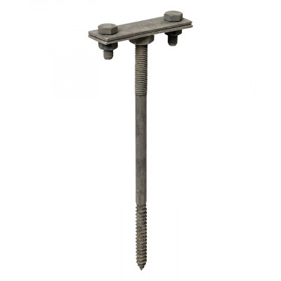 Фотография Держатель фасадный для полосы 50 мм, L=200мм HZ EKF PROxima, артикул lp-31520