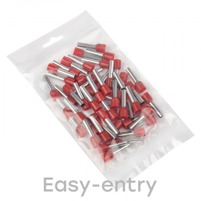 Фотография Наконечник штыревой втулочный изолированный  НШвИ 10,0-18 (50шт.) EKF PROxima, артикул nhvi-10.0-18