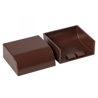 Фотография Заглушка (40х16) (4 шт) темное дерево EKF-Plast, артикул ecd-40-16x4