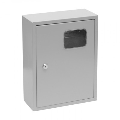 Фотография Щит учетно-распред. навесной счетчик на дин-рейку ЩУРн  1/9 (Э) (360x280x110) IP31 EKF Basic, артикул mb23-1/9e-bas