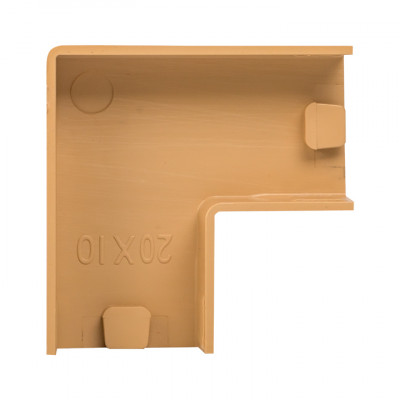 Фотография Поворот 90 гр. (20х10) (4 шт) светлое дерево EKF-Plast, артикул abl-20-10x4