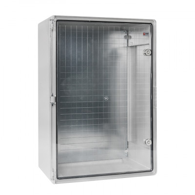 Фотография Щит пластиковый с монтажной платой прозр. дверь 800х600х260 мм IP65 EKF PROxima, артикул PBT65MP010