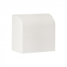 Заглушка (40х25) (4 шт) белая EKF-Plast