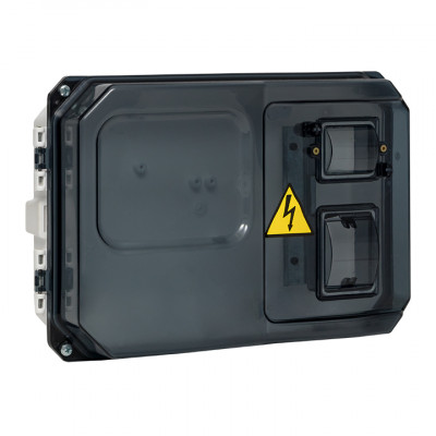 Фотография Щит учетно-распред. навесной пластик ЩУРн-П 1/5 (229х340х117) IP55 EKF PROxima, артикул pb-1/5-55