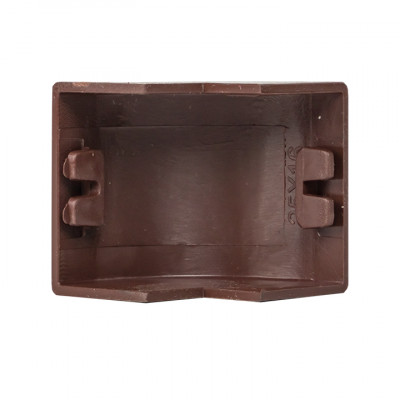 Фотография Угол внешний (25х16) (4 шт) темное дерево EKF-Plast, артикул obd-25-16x4